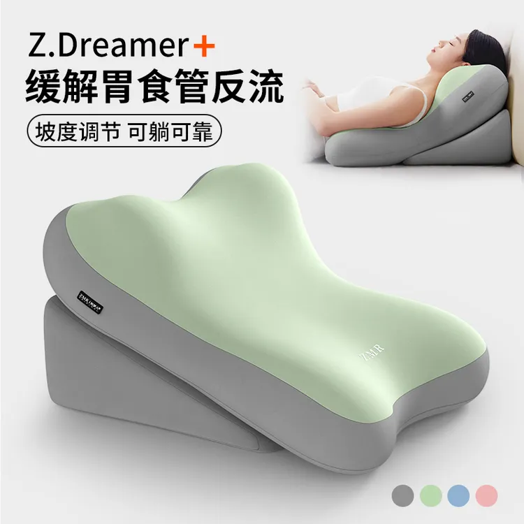 知梦人老人靠背半躺护理体位垫胃食管反流胆汁斜坡防反酸枕三角枕