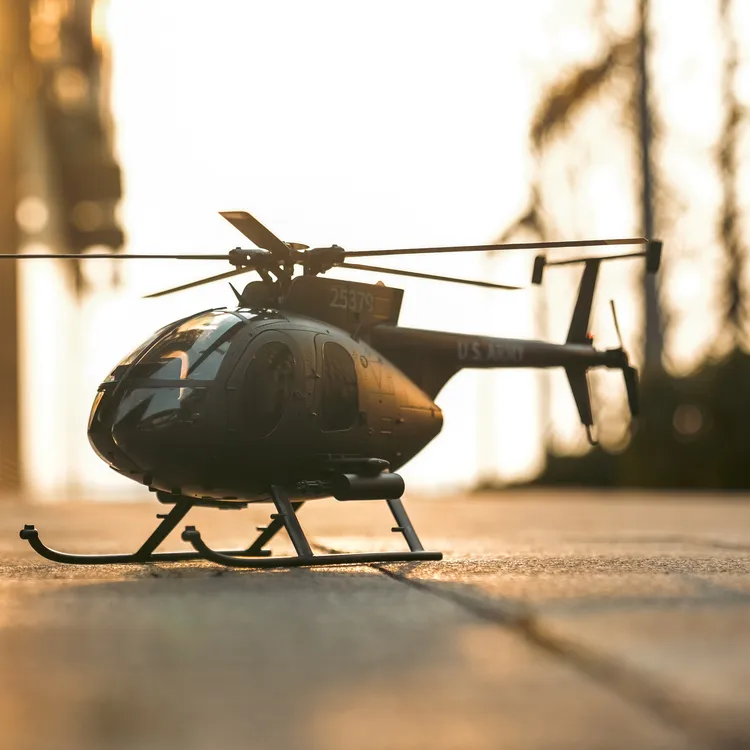 羽翔F119S小鸟遥控直升飞机MD530仿真武装战斗机航模型智能版GPS