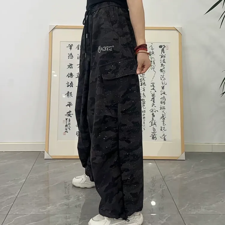 CX#5179秋季亮片登山布迷彩裤（新疆西藏不包邮）