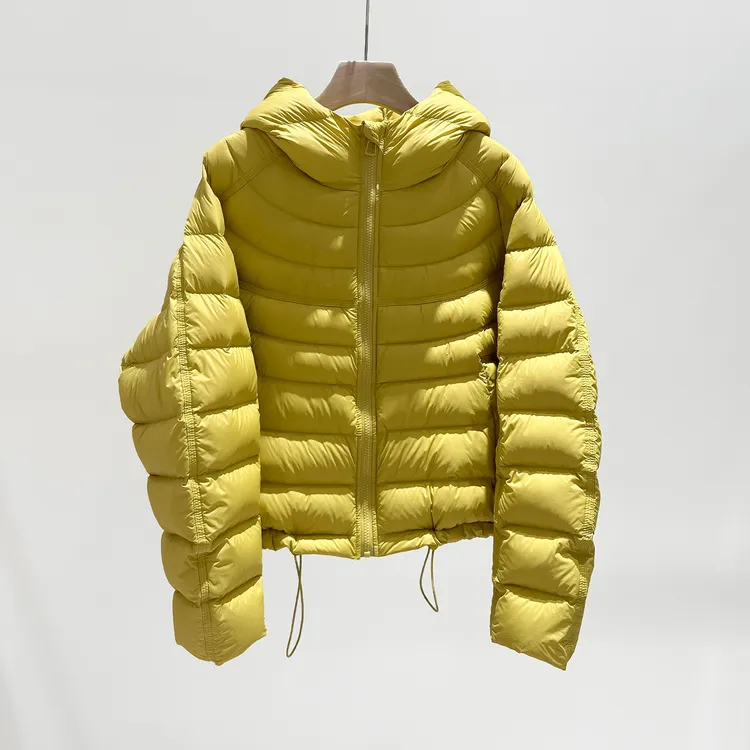 90白鸭绒轻薄款排骨服羽绒服女短款冬季外套2025年新款面包服冬装