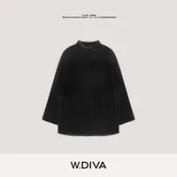 W.Diva【慕黑】美国宝嘉美貂绒款磁吸扣水貂皮草外套轻奢54C243147