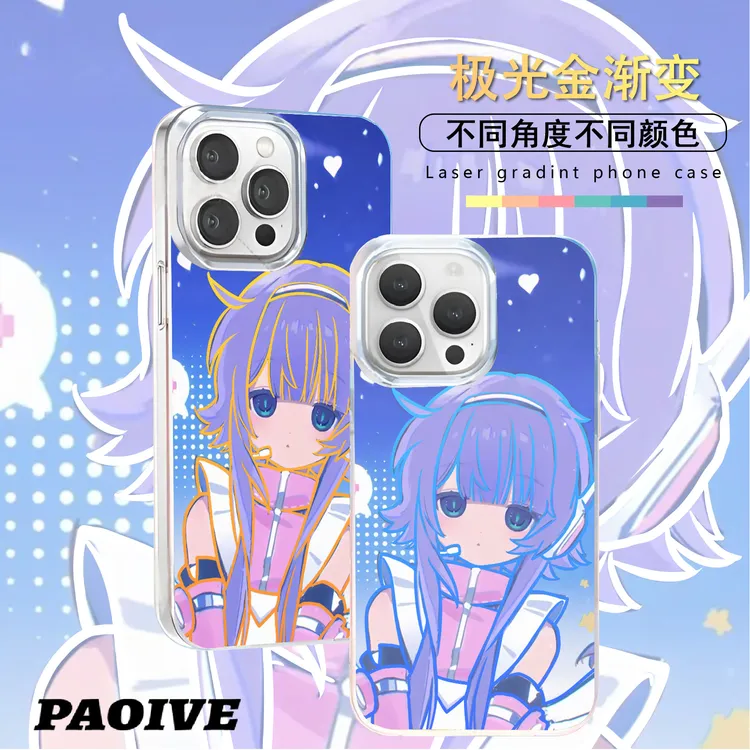 音乐少女适用苹果华为vivo一加iPhone小米红米极光手机壳
