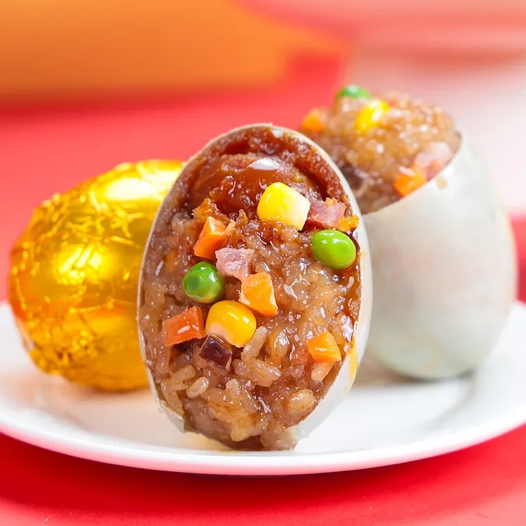 端午粽子 七星蛋粽 海鸭蛋蛋粽 糯米蛋粽  嘿满赞糯米蛋粽