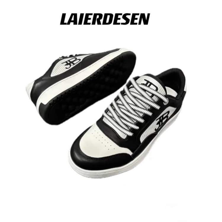 欧洲站品牌男鞋2025秋季新款时尚拼色高级感休闲板鞋轻奢舒适板鞋