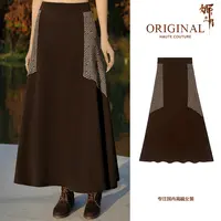 A字版型显瘦裙子半身裙秋冬款高级感妈妈秋冬季羊毛长裙38659