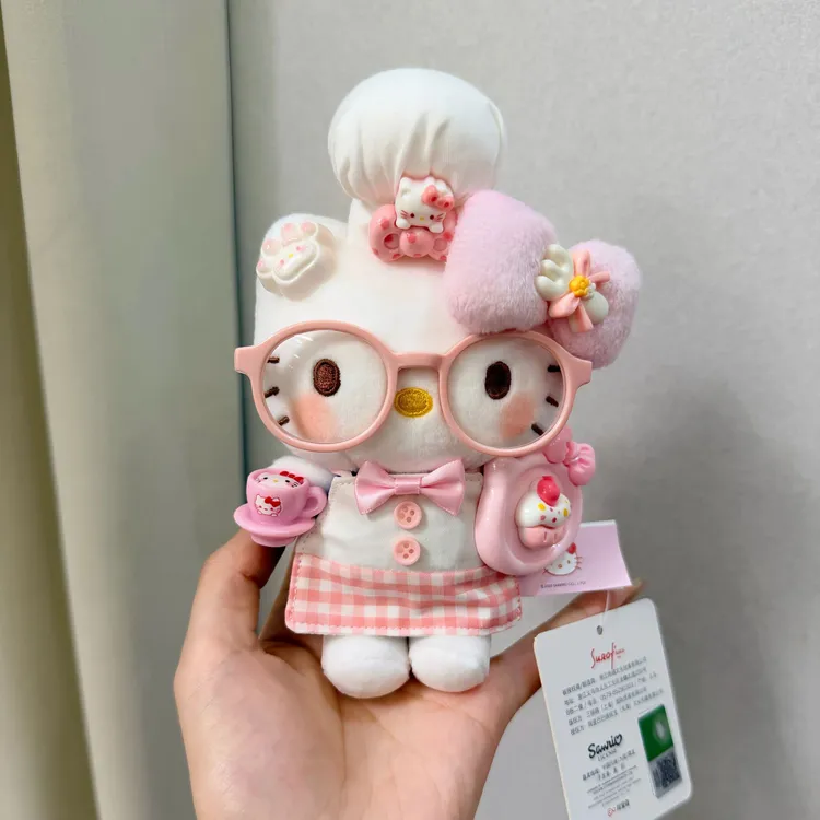 粉色甜品师kt正版包包挂件书包背包挂件装饰品小玩偶毛绒玩具KT