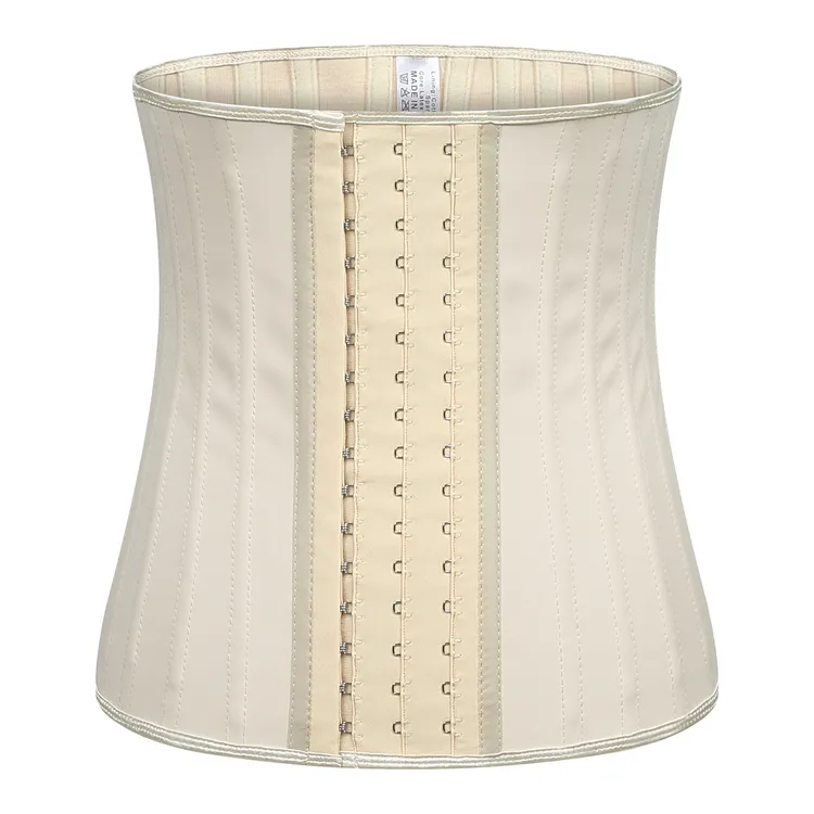 收肚子带束腰束身衣LatexWaist塑腰带塑身衣钢骨橡胶Trainer25暴