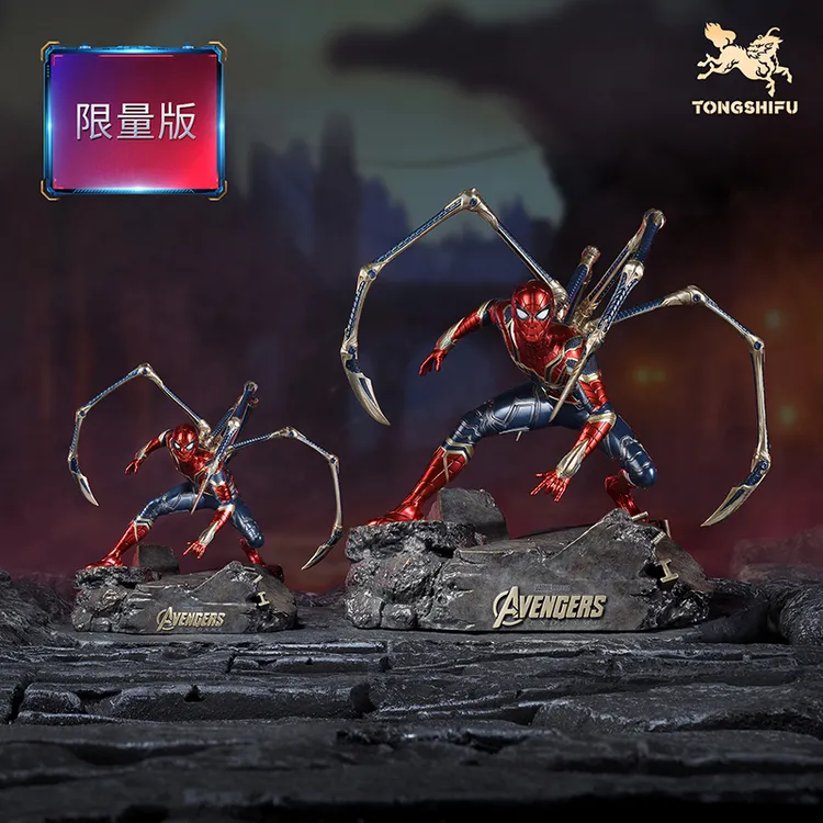 铜师傅《蜘蛛侠》漫威系列限量手办 复仇者联盟雕像摆件送男生礼物