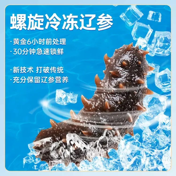 自家海域源头养殖即食海参正宗辽参直供养生滋补佳品葫芦岛海滨