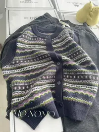 【缤纷花朵~马甲】2025新款百搭冬季套头针织衫A50