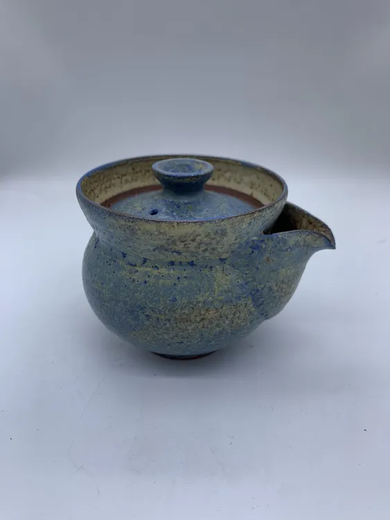 手工窑变宝瓶壶复古粗陶茶壶陶瓷日式茶具手抓壶