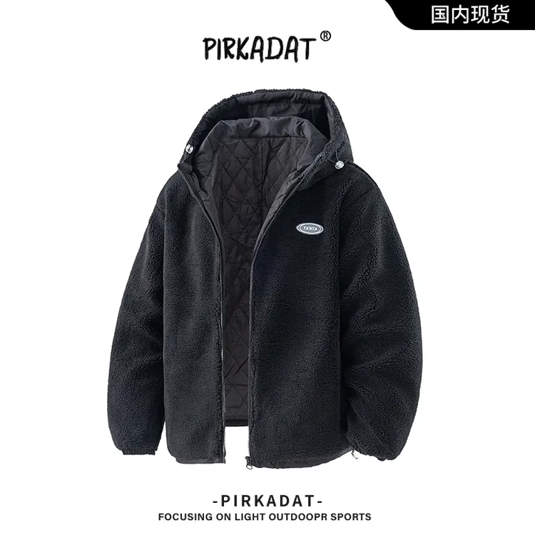 Pirkadat宽松型休闲棉服冬季保暖棉衣加厚潮流立领外套时尚百搭男