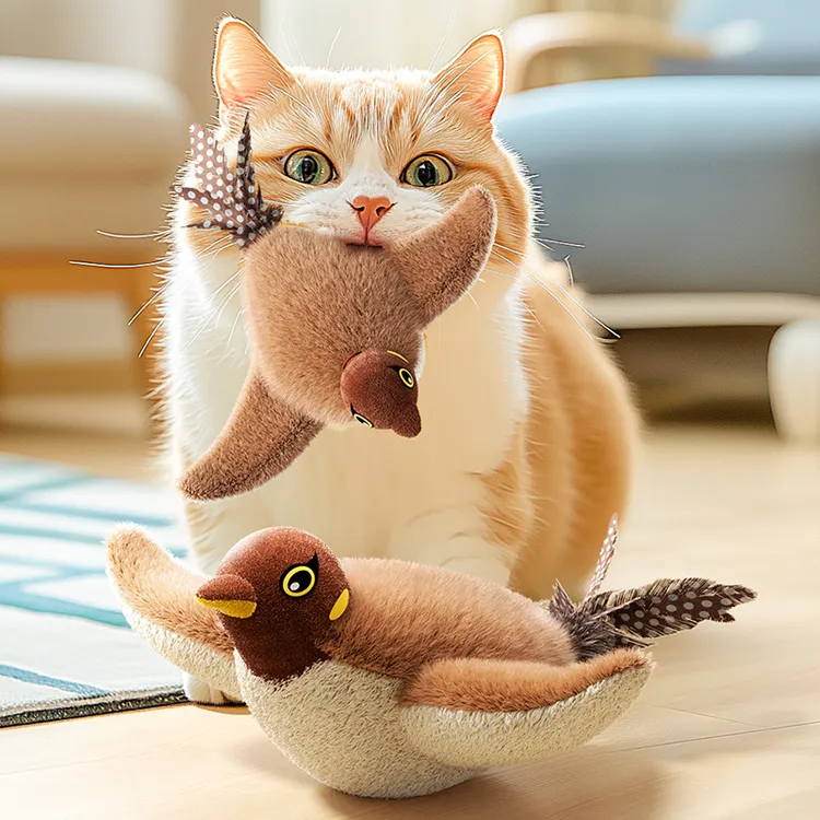 猫咪叫声吸引猫神器猫咪自嗨逗猫解闷抖抖鸟小鸟叫声仿真悟空玩具