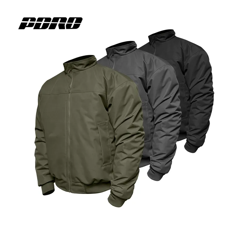 DLZ棉服通勤教练夹克三防工装夹棉立领秋冬新款加厚外套