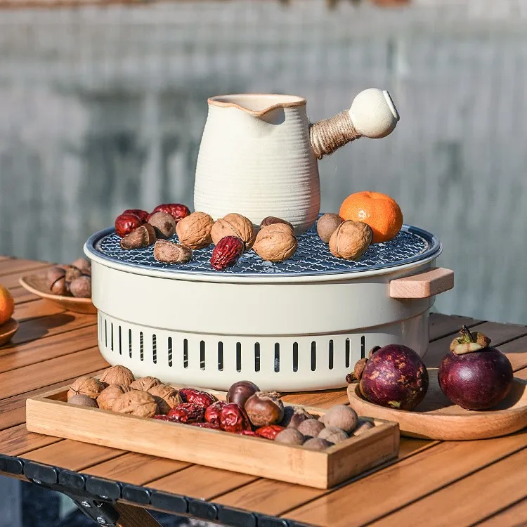 家用便携式烧烤炉烤肉适合围炉煮茶户外野餐的烤炉烧烤架