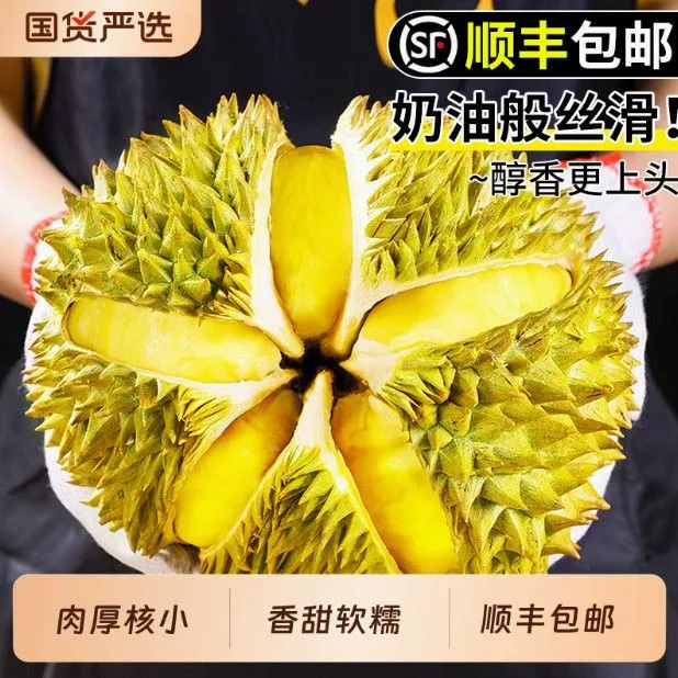 正宗海南国产金枕榴莲新鲜水果整箱顺丰包邮当季整个带壳巴掌榴莲