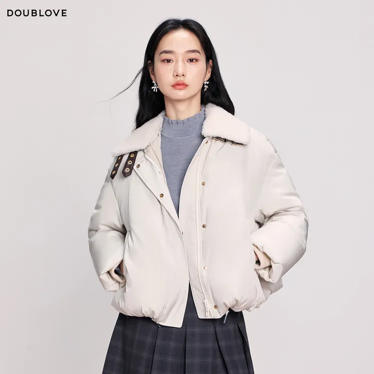 【气球羽绒服】轻户外三醋酸外套白鸭绒DOUBLOVE贝爱2025冬季新款