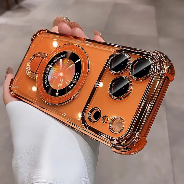 护镜四角防摔磁吸露标支架壳简约适用苹果17promax/17pro/17air