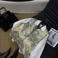 【山间】四季百搭休闲小众马甲老钱风高克重气质时尚印花