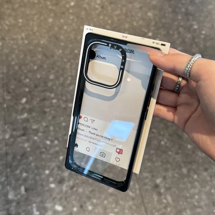 飞虎胜新款简约方形适用苹果16promax手机壳iPhone15高级14软套13