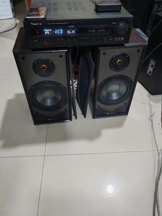 不包运费8寸两频书架音箱+功放机+蓝牙接收机一整套