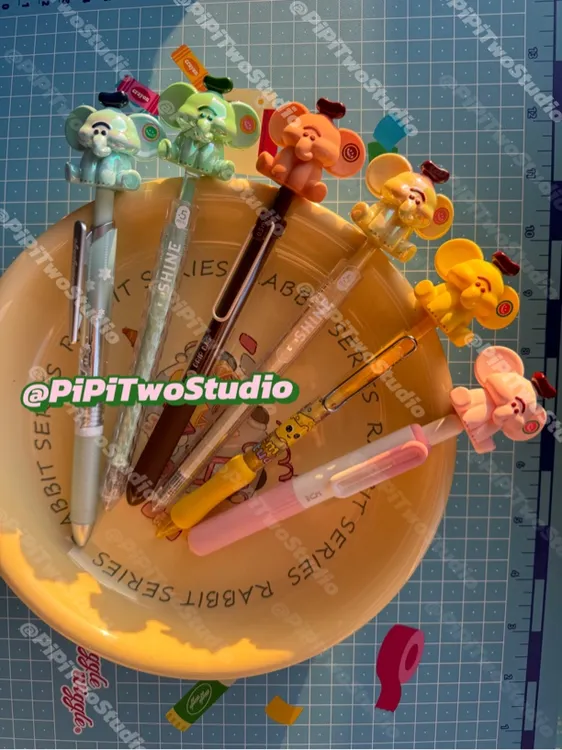 PiPiTwo·焦虑象Panana缤纷蛋糕DIY萌粒笔中性笔