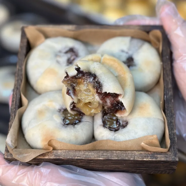 【银耳八珍饼】传统老式点心银耳莲子桑葚芝麻薏米奶香糕点