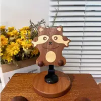 俏皮猫小鱼手机支架摆件