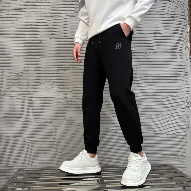2025年新款H休闲百搭小腿库时尚系列男子休闲抽绳束脚运动长裤