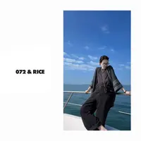 072 & RICE【晴川】羊毛 秋季休闲针织披肩开衫 32LE076