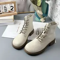 72308   秋冬新款百搭系带马丁靴四季款