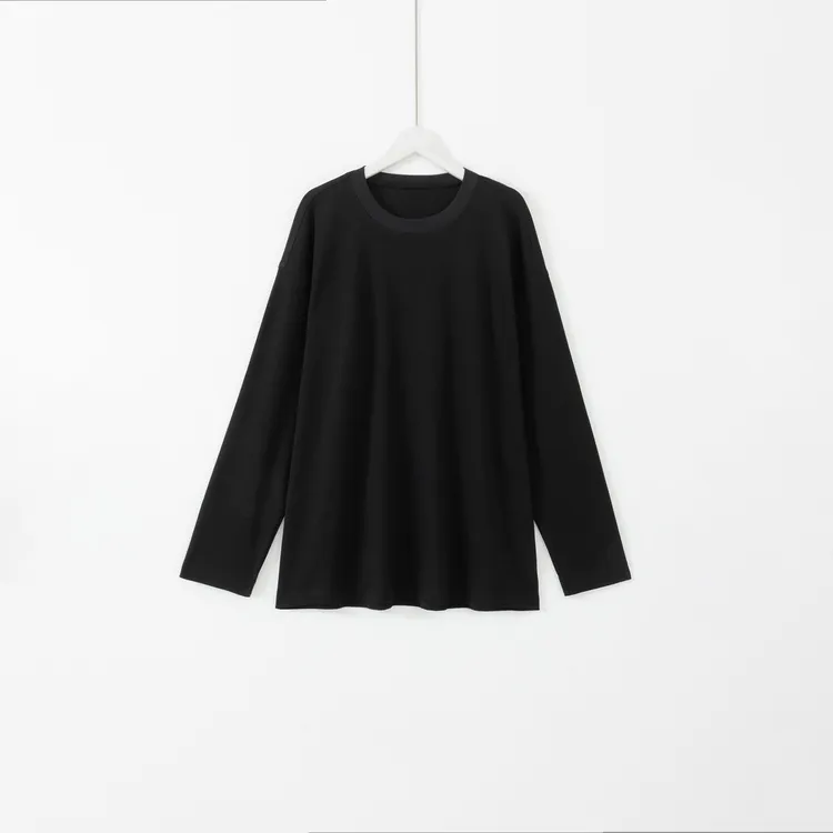 几里与麻 经典百搭长袖男装T恤 衣长72胸围120 2100460