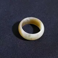 和田玉糖白戒指 大（Y）