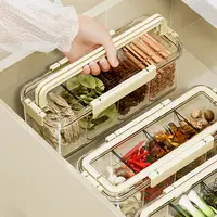 香料收纳盒手提式大容量家用厨房分格辣椒佐料大料花椒密封调料盒