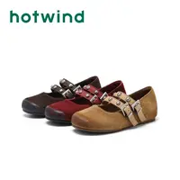 Hotwind/热风小众设计感玛丽珍鞋浅口百搭复古法式玛丽珍单鞋女