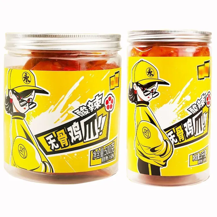 永生客两罐装500g酸辣无骨鸡爪罐装即食零食新鲜凤爪网红零食