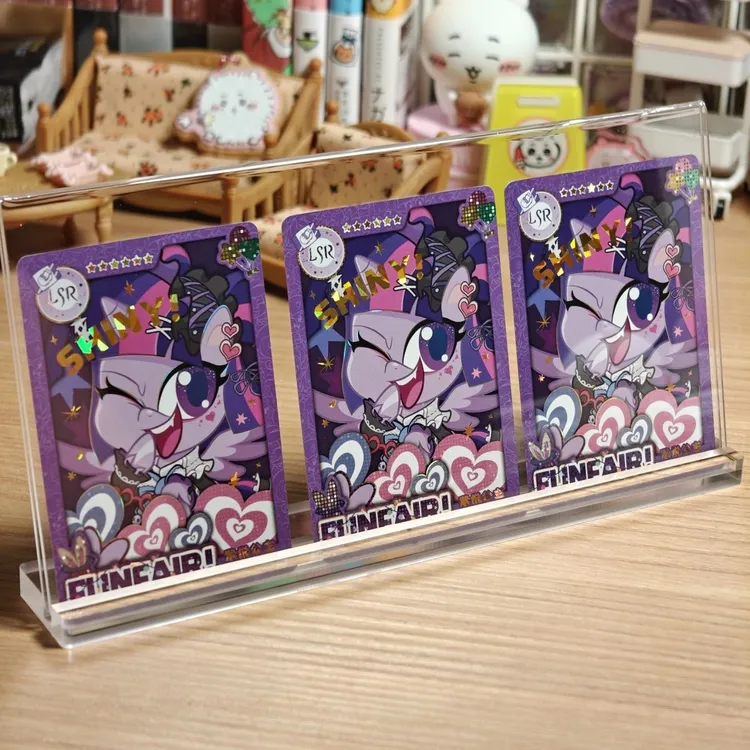 【谷美院长】卡片透明亚克力保护套小卡追星卡砖展示收纳动漫卡套