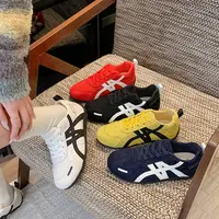 爆款德训鞋女2025夏季新款超火复古轻便厚底阿甘鞋网面休闲鞋