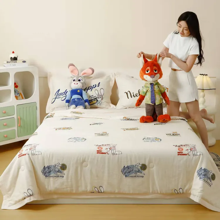 雅赞新款 迪士尼「成人夏被」【顺丰】吸汗透气不粘身高端柔软机洗