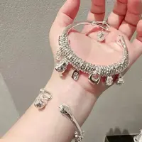 999.9银精工【猫爪】铃铛盘缠