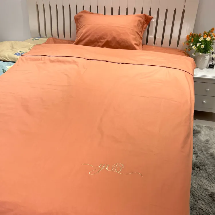 weixing/卫星【卫星寝室】纯色60s贡缎三件套学生