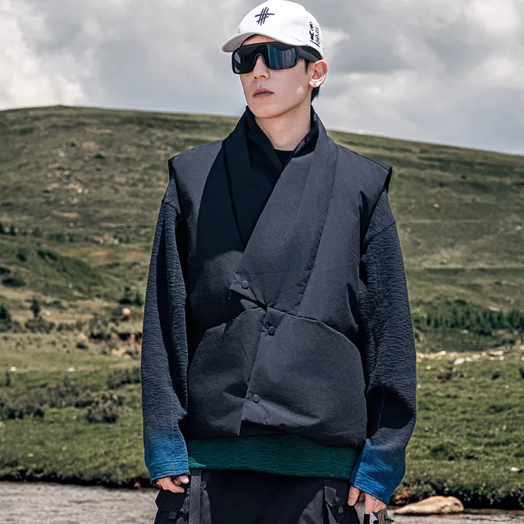 AOGZ三防羽绒马甲男女秋冬季2025新款情侣白鸭绒马夹加厚保暖坎肩