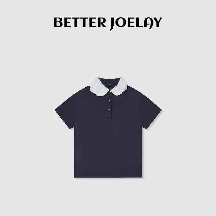 （MY）BETTERJORLAY -【月光奏鸣曲】短袖圆领T恤宽松韩版时尚KH3212