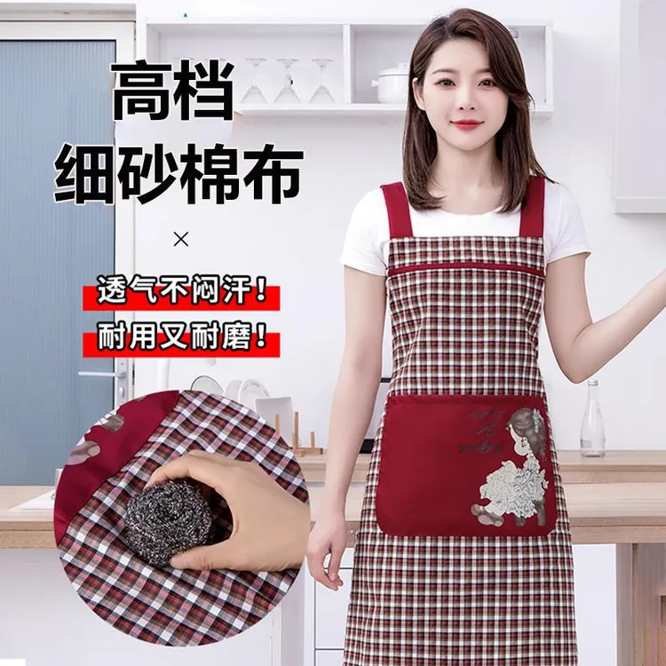 2025新厨房家用防污透气女烧饭专用高级感时尚围腰