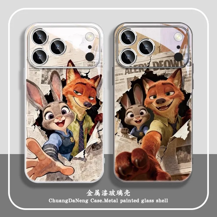 疯狂动物城2适用苹果17promax情侣手机壳17pro创意17air个性高级