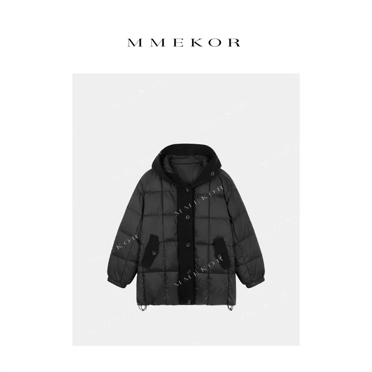 MMEKOR“爱尔兰”羽绒服 2025新款秋款暗黑内啡肽百搭外套 30389