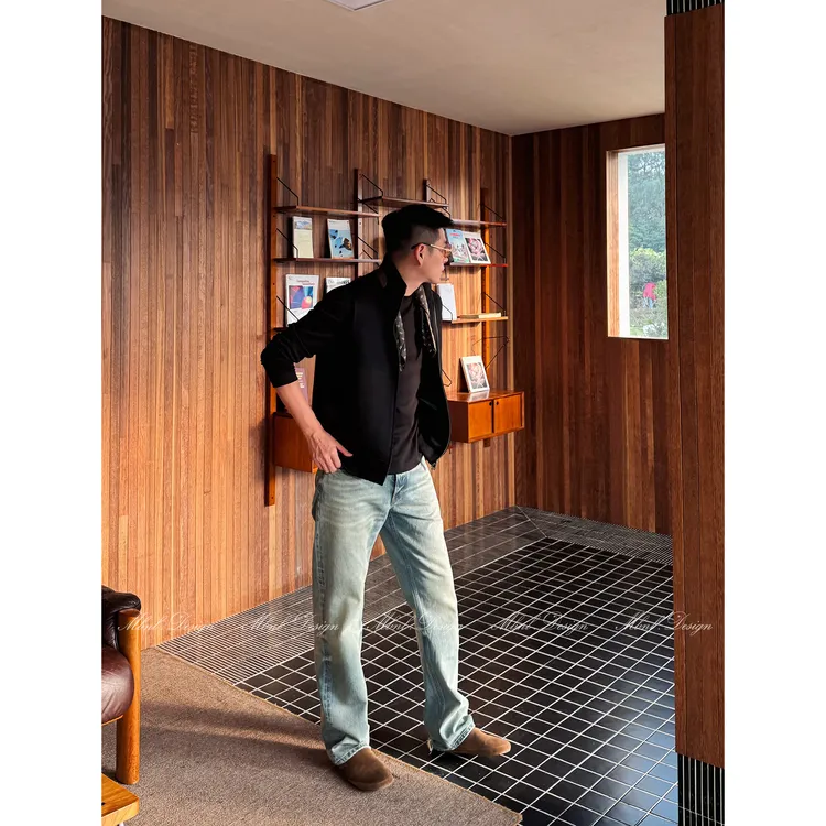 MBNL-F「哥伦布经典」秦磊男装绵羊毛山羊绒混纺马甲LL-WMJ6008