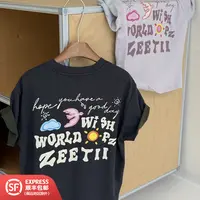 253266儿童宝宝夏款宽松百搭洋气时尚圆领短袖T恤