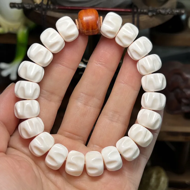 14鹿角手串，高瓷高白高润