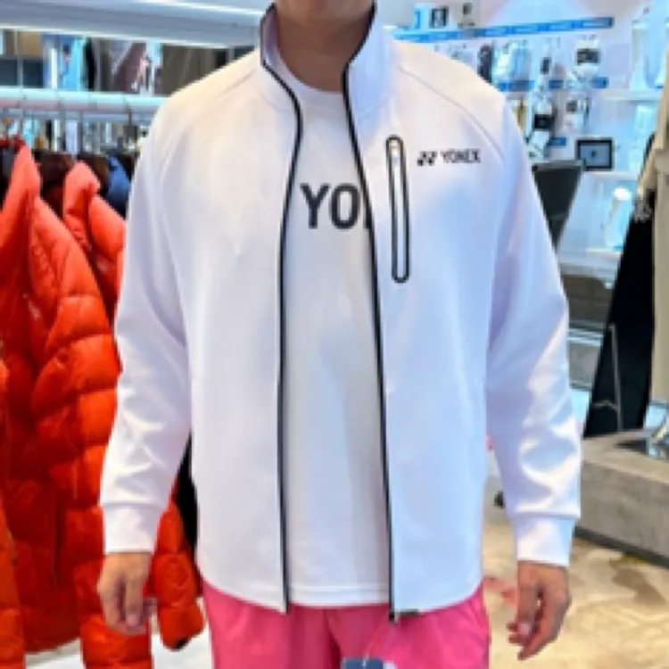 新款尤尼克斯YY秋冬羽毛球服男女长袖卫衣外套运动上衣1501125BCR